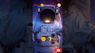 sun vs moon 🌚🌝moon sun shortvideo shorts sunmoon [upl. by Zerep]