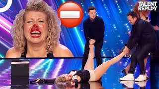 When an Audition Goes WRONG ⛔  Britains Got Talent [upl. by Karil]