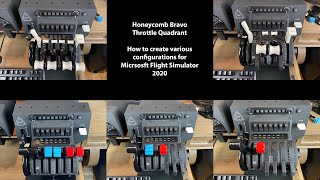 5 configurations for Honeycomb Bravo Throttle Quadrant in MSFS 2020 [upl. by Yetak98]