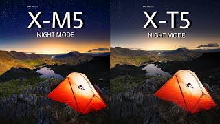 The New FUJIFILM XM5 VS FUJIFILM XT5  NIGHT MODE  Camera Test [upl. by Meghan]