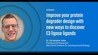 Improve your protein degrader design with new ways to discover E3 ligase ligands [upl. by Essilevi]