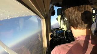 Starting Flight training Cessna 172 power off stalls [upl. by Ahsinej]