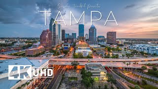 Explore Tampa Like Never Before  4K ULTRA HD 60FPS Drone View [upl. by Levins]