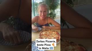 Malia Old Town  ich liebe Pizzafitmitbea travel bearusu shorts shortvideo pizza pizzalover [upl. by Anelehs]