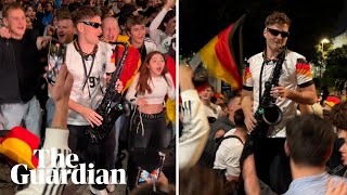 Germany fan lights up Euro 2024 with amazing saxophone skills [upl. by Pergrim762]