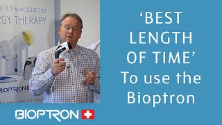 BIOPTRON Best Length of Time to use Bioptron [upl. by Lorien]