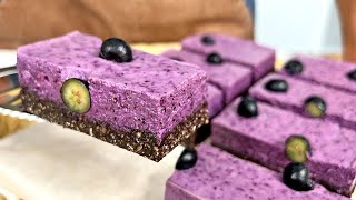 🫐 Sommerliches veganes Dessert 5MinutenKuchen OHNE OFEN  OHNE Zucker  Laktosefrei  Glutenfrei [upl. by Sung]