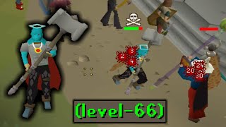 I Made A Very Strong Gmaul Pking Build50 Attack RuneVoid Pure PvP World Pking [upl. by Karilynn]