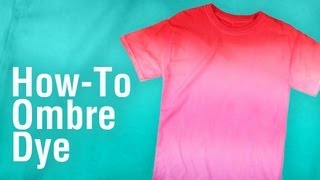 DIY Ombre TieDye Technique using Tulip OneStep Dye [upl. by Darcy]