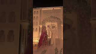 laal joda pehne aana  bride groom entry song 2023 wedding trending viral shorts [upl. by Nydnarb]