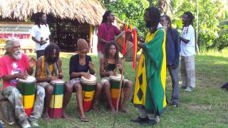 Nyabinghi chants early in the morning for Ethiopian New Year [upl. by Aicenav]