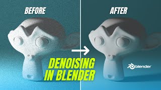 How to DENOISE A RENDER in Blender 29  Blender Rendering Tutorial [upl. by Nilloc]