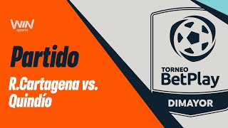 REAL CARTAGENA VS DEPORTES QUINDÍO  TORNEO BETPLAY DIMAYOR 20242  FECHA 8 [upl. by Nanah]