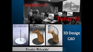 Escalier Hélicoïdal Solidworks [upl. by Damali123]