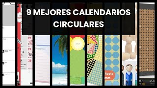 Calendario circular 9 mejores calendarios circulares [upl. by Deden]