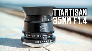 TTArtisan APSC 35mm F14  far from perfect but cheap and awesome [upl. by Aerdnod]