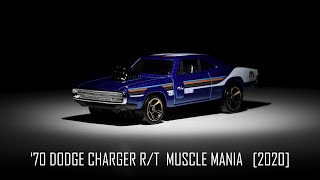 Hot Wheels 70 Dodge Charger RT Muscle Mania 2020 [upl. by Colly]