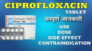 ciprofloxacin 500mg  ciprofloxacin 250mg  ciplox 500 tablet hindi [upl. by Erastatus]