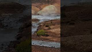 Seltún  Colourful Geothermal Area at Krýsuvík Reykjanes Iceland iceland volcano travel lava [upl. by Pirbhai]