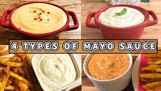 4 Amazing Mayo Dips amp Sauces  Mix It Dip It Love It  Easy DIY Dipping Sauces [upl. by Laeira76]