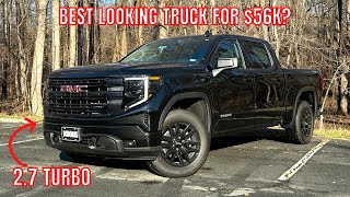 2023 GMC Sierra Elevation  REVIEW and POV DRIVE  BLACKED OUT [upl. by Lora]