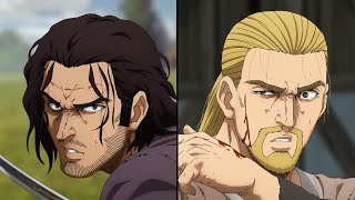 THORFINN vs SNAKE FULL FIGTH Vinland Saga 2 SUB ESPAÑOL [upl. by Eugenio]