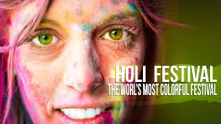 Holi Festival India  The Worlds Most Colorful Festival [upl. by Ayor]