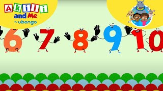 Count to 10  Akili amp Me  Learning videos for kids [upl. by Eisserc961]