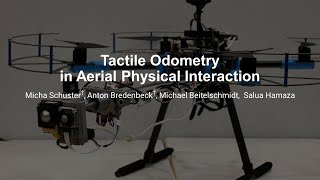 Tactile Odometry in Aerial Physical Interaction [upl. by Neelon]