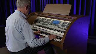 4th Short demo of Ringway A2000 Maestro Top of the range home theatre organ at Prestige Pianos and O [upl. by Rawlinson]