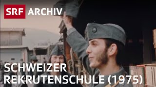 Soldaten in der Rekrutenschule  Schweizer Armee  SRF Archiv [upl. by Abigail]