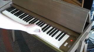 1962 HOHNER Pianet N Vintage Electric Piano [upl. by Livia662]