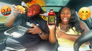 PUTTING THE WORLDS HOTTEST HOT SAUCE IN MY HUSBANDS FOOD REVENG PRANK [upl. by Bailey718]