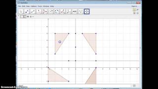 ReflectionRotationTranslation Geogebra [upl. by Ellehcam244]