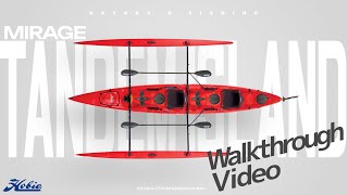 HOBIE Mirage Tandem Islandの詳細、組み立て｜足漕ぎカヤック｜タンデムアイランド｜ホビーカヤック｜セーリングカヤック｜ [upl. by Malo]