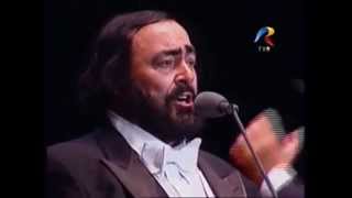 Luciano Pavarotti  O sole mio live in București 1999 [upl. by Llednek]