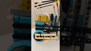 WRO elementary Vertical motor level up 2 lego spike wro [upl. by Pittel979]