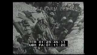 World War One Trench Fighting 22040805  Footage Farm [upl. by Aterg]