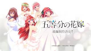 The Quintessential Quintuplets Season 3 Official Trailer Gotoubun no Hanayome Sequel Season 3 [upl. by Nimrahc]