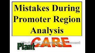 Error in Promoter region analysis [upl. by Santa]