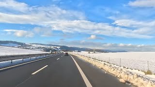 🇨🇭🛣️ driving switzerland 4K 🏞 Zentralschweiz Wollerau A14 [upl. by Nnylaf596]