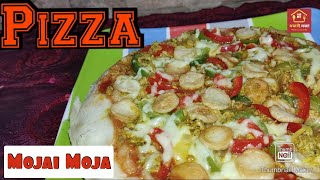 সহজ ভাবে চুলায় তৈরি পিজ্জা রেসিপি।pizza recipe [upl. by Ollehto800]