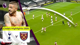 Spurs 33 West Ham  LATE HAMMERS COMBACK amp LANZINI STUNNER Premier League Highlights [upl. by Haziza251]