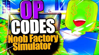 Noob Factory Simulator CODES  ROBLOX Noob Factory Simulator Code NEW UPDATE 2023 [upl. by Letsyrc423]