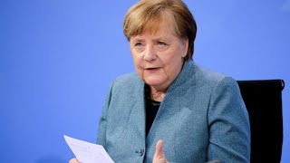 Merkel „Haben jetzt Berechenbarkeit für die Impfstofflieferung der Unternehmen“ [upl. by Siuqcram]