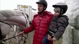 Henrik Stenson goes Horse Riding with European Tour Weekly [upl. by Amilah101]