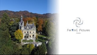 Schloss Hünegg 360° inkl Anflug und Panorama  102015 [upl. by Schott484]