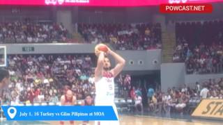 POWCAST Gilas Pilipinas vs Turkey Sights and Sounds [upl. by Susej]