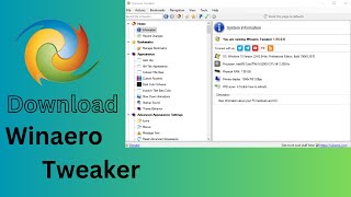 How to Download and Install Winaero Tweaker  Windows Customization Tool  2024 [upl. by Enirod]