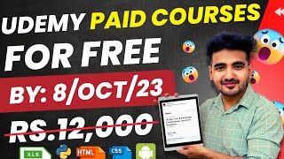 Udemy Free Courses With Free Certificates 🔥 SAVE Rs 12000  Learn Trending Skills [upl. by Ahsemat]